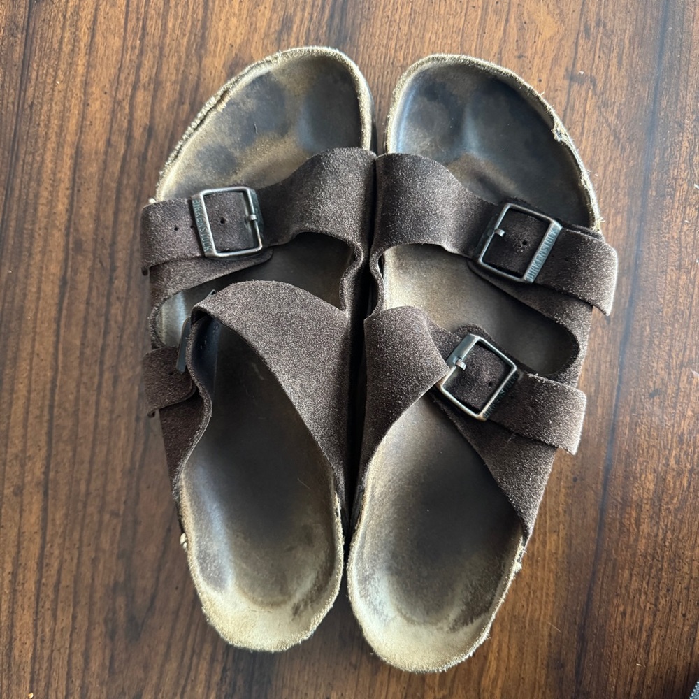Birkenstock Arizona Sandal - Brown Suede Men’s 44 US11